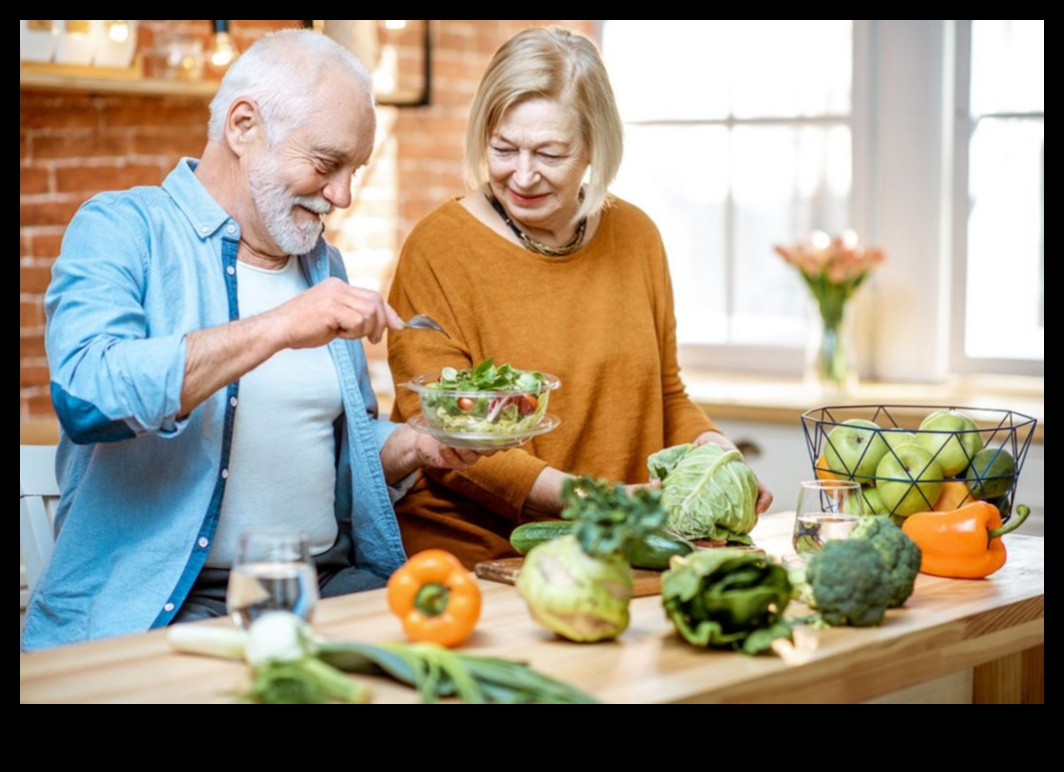 Altın Yıllar Tablosu: Canlı Yaşam İçin Geriatrik Beslenme